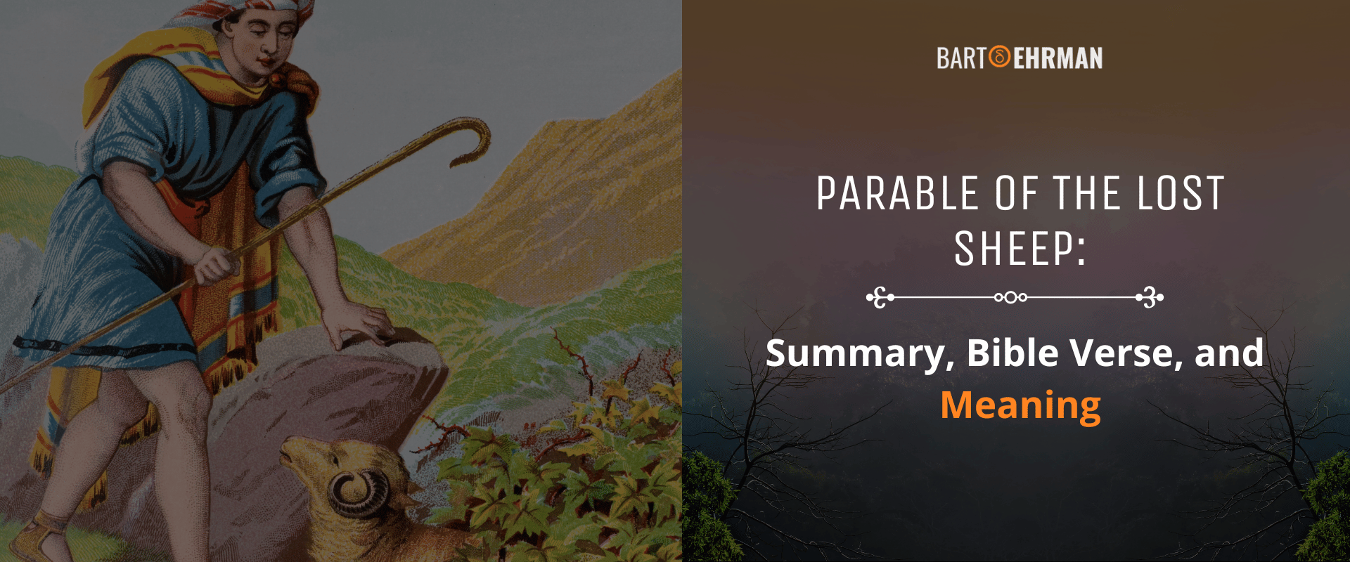Parable of the lost sheep Parable of the lost sheep