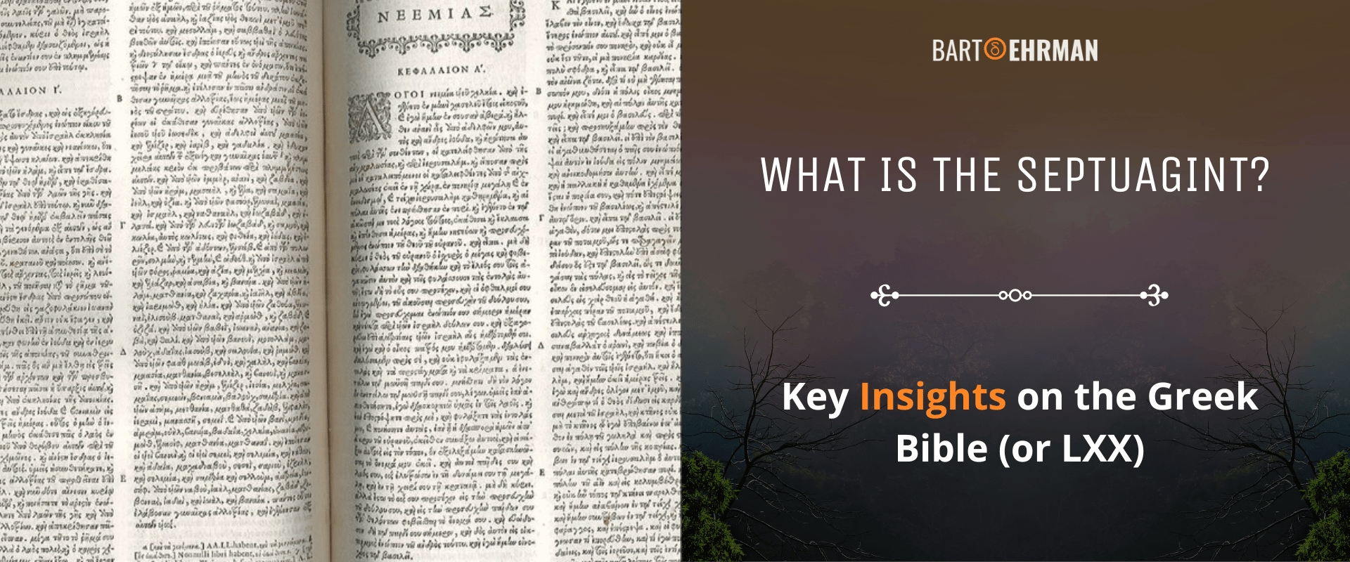 Septuagint - Key Insights on the Greek Bible or LXX Septuagint - Key Insights on the Greek Bible or LXX