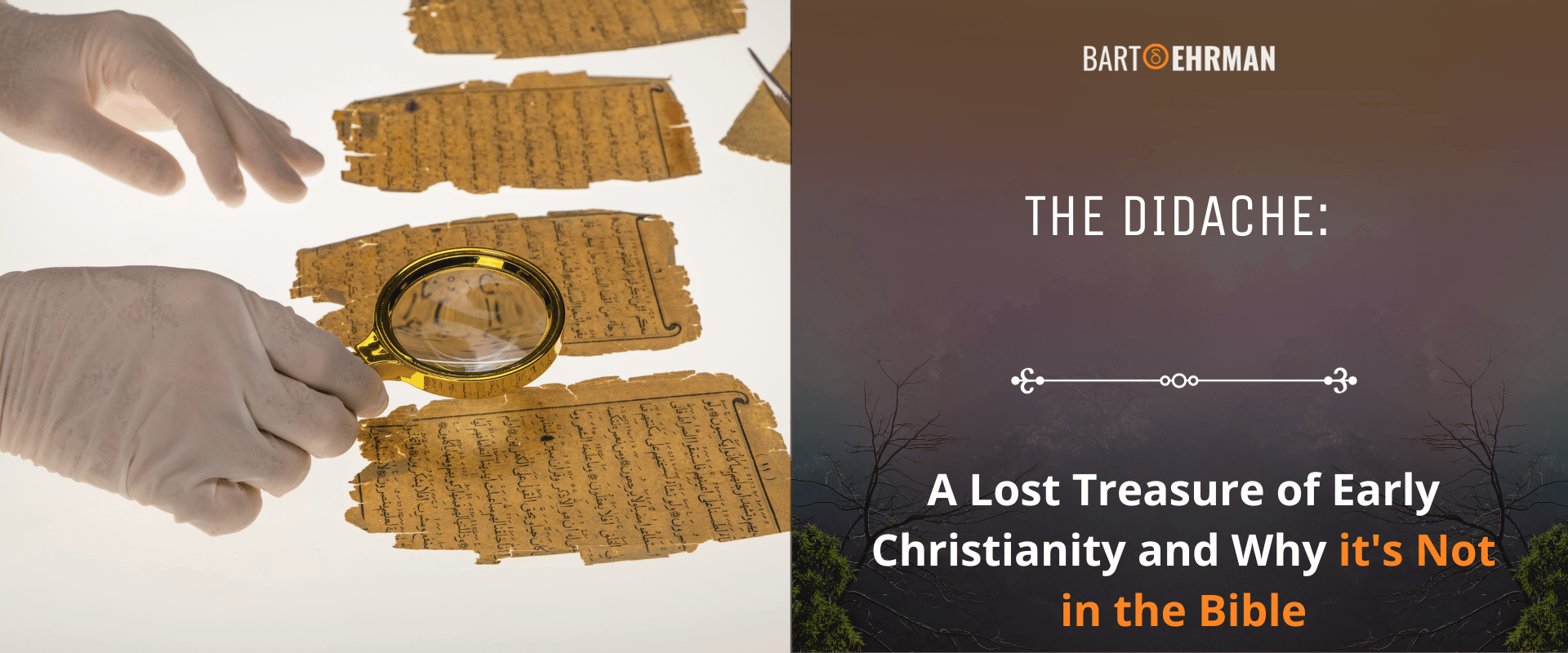 The Didache - A Lost Treasure of Early Christianity and Why it's Not in the Bible The Didache - A Lost Treasure of Early Christianity and Why it's Not in the Bible