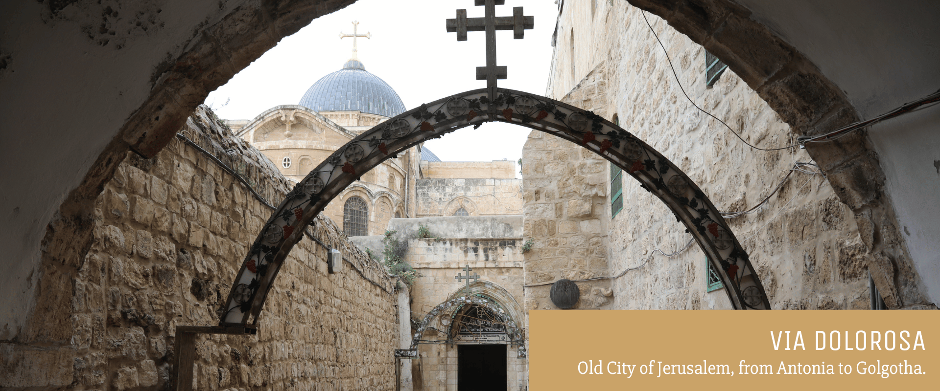 Via Dolorosa - Old City Jerusalem - Path to Golgotha Via Dolorosa - Old City Jerusalem - Path to Golgotha