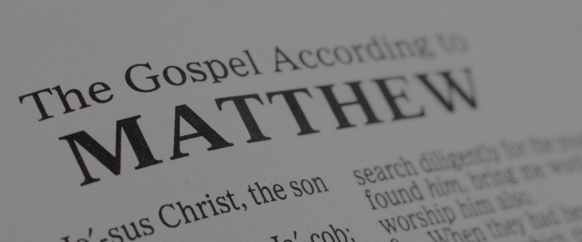 what book starts the new testament what book starts the new testament