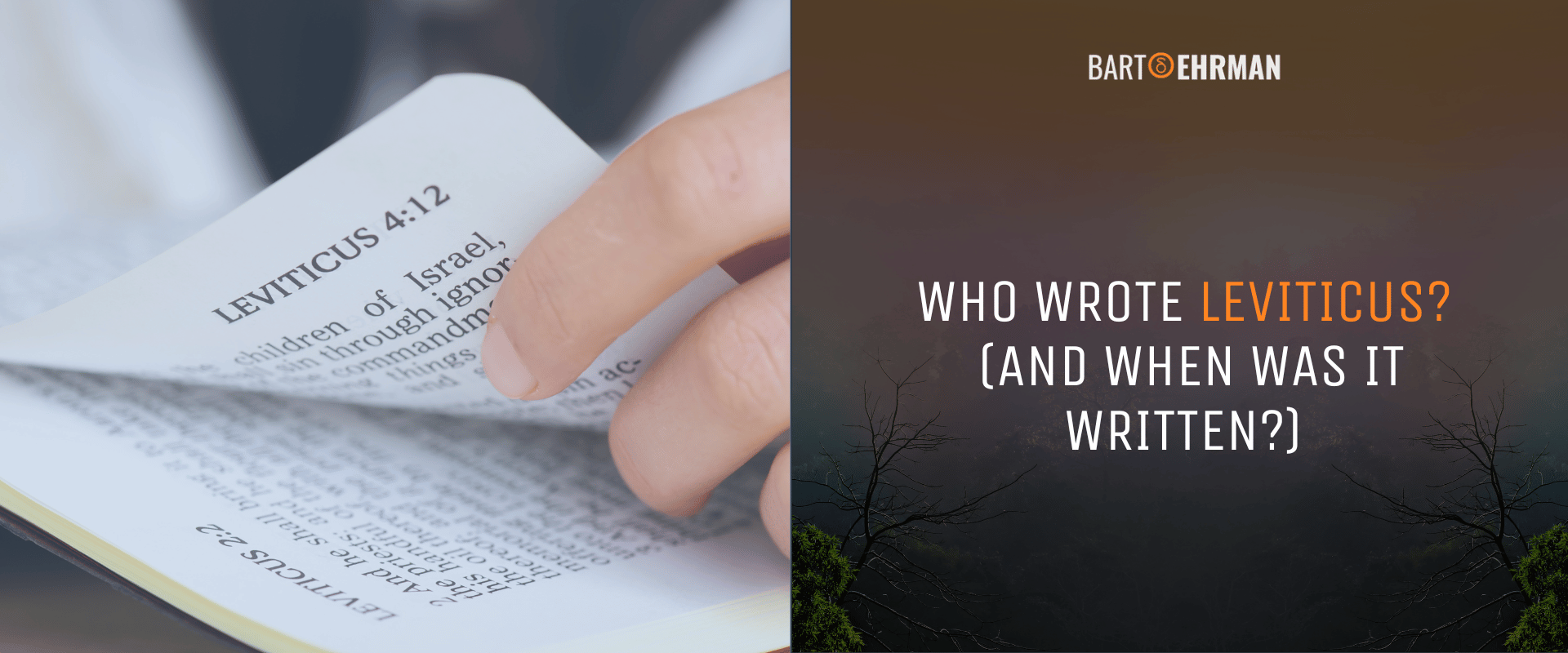 who wrote Leviticus who wrote Leviticus