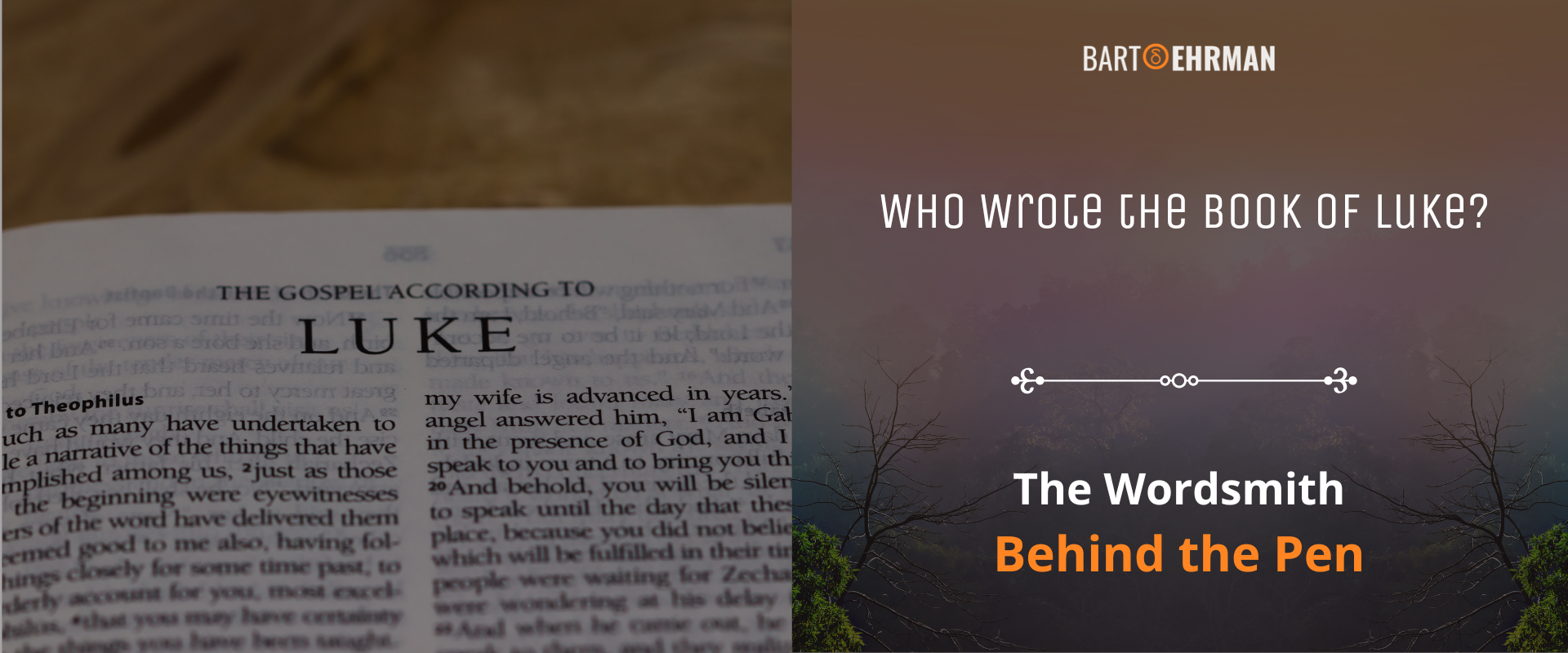 Who Wrote the Book of Luke Who Wrote the Book of Luke