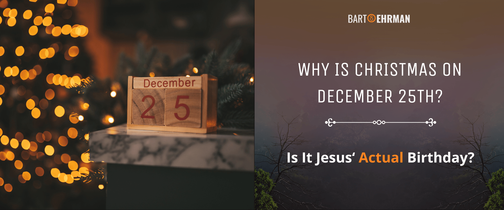 Why is Christmas on December 25th Why is Christmas on December 25th
